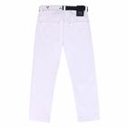Boys White Trousers, 1, hi-res