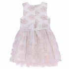 Younger Girls Tulle Flower Dress, 1, hi-res