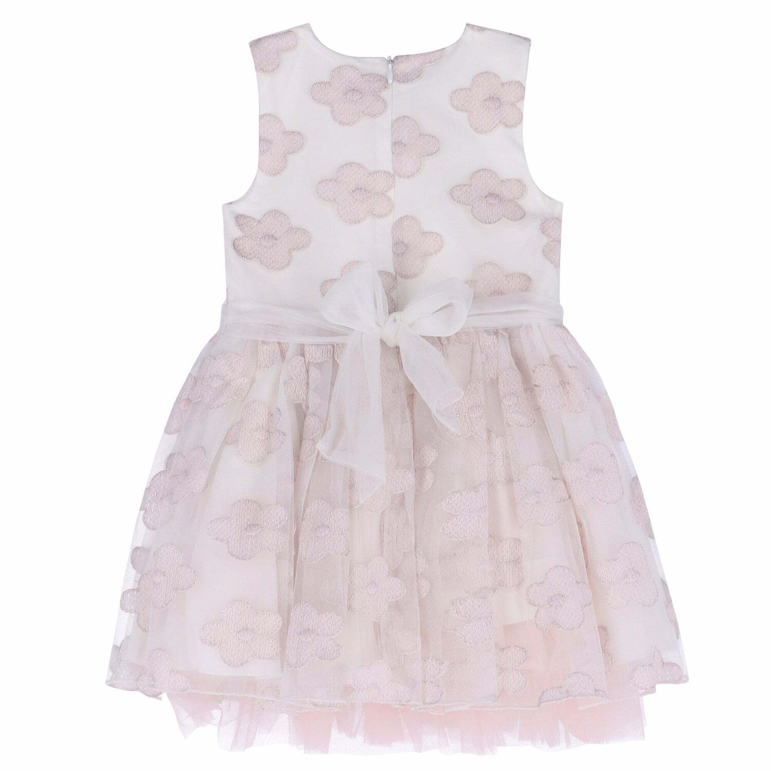 Younger Girls Tulle Flower Dress, 1, hi-res image number null
