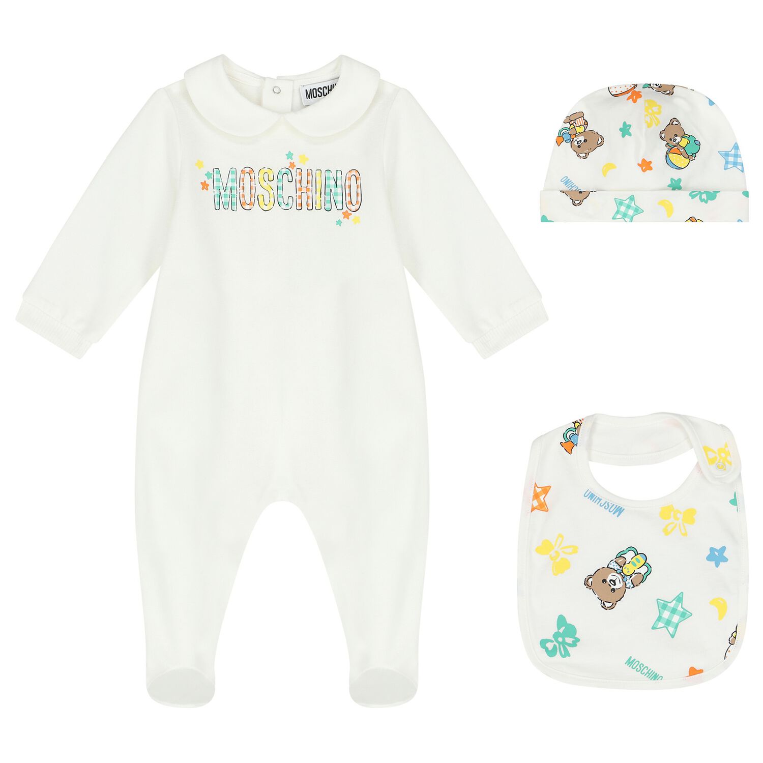 Ivory Logo Babygrow Gift Set, 1, hi-res image number null