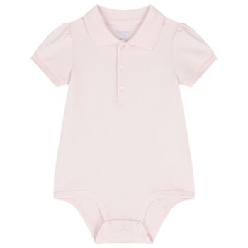 Baby Girls Pink Logo Bodysuit
