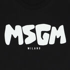 Boys Black Logo T-Shirt, 2, hi-res