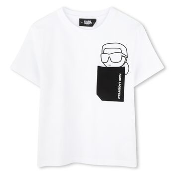 Boys White Logo T-Shirt