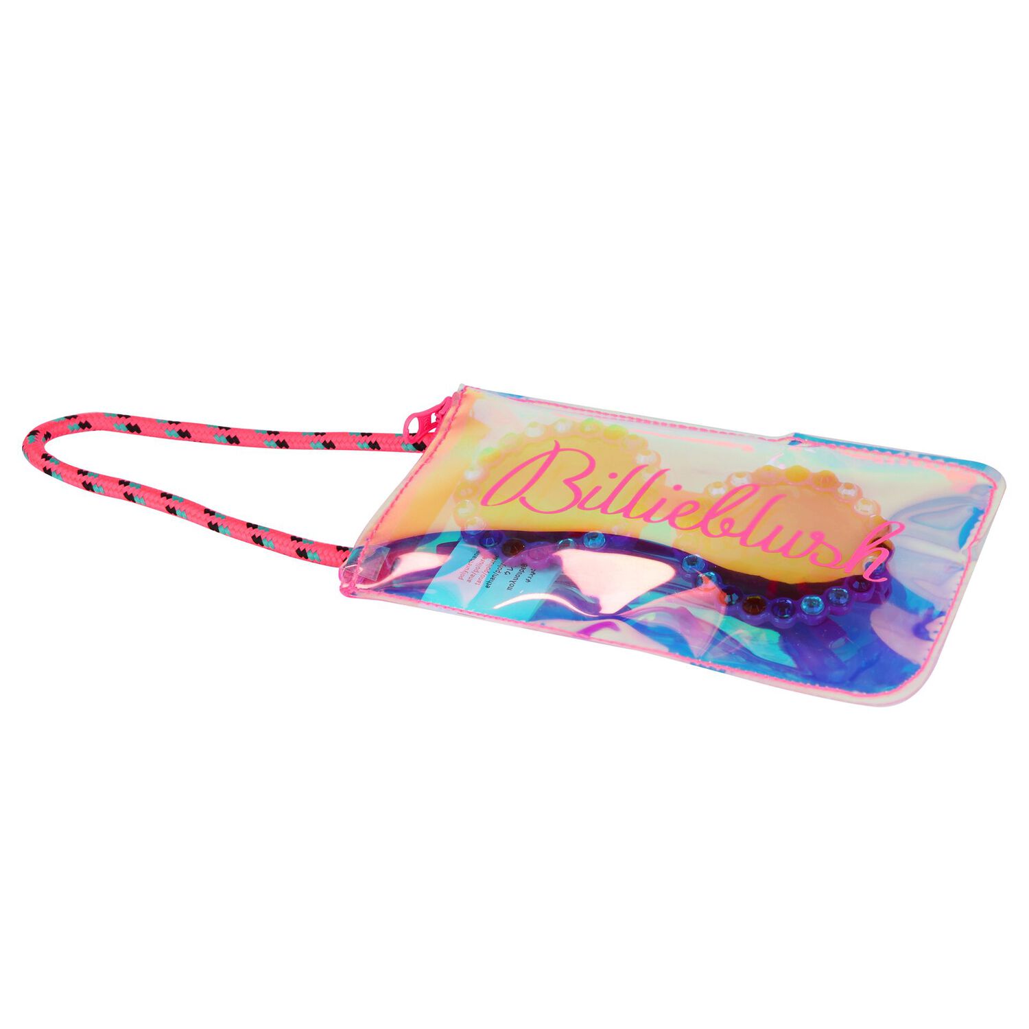 نظارات شمسية بنات مطرزة باللون الوردي  , 1, hi-res