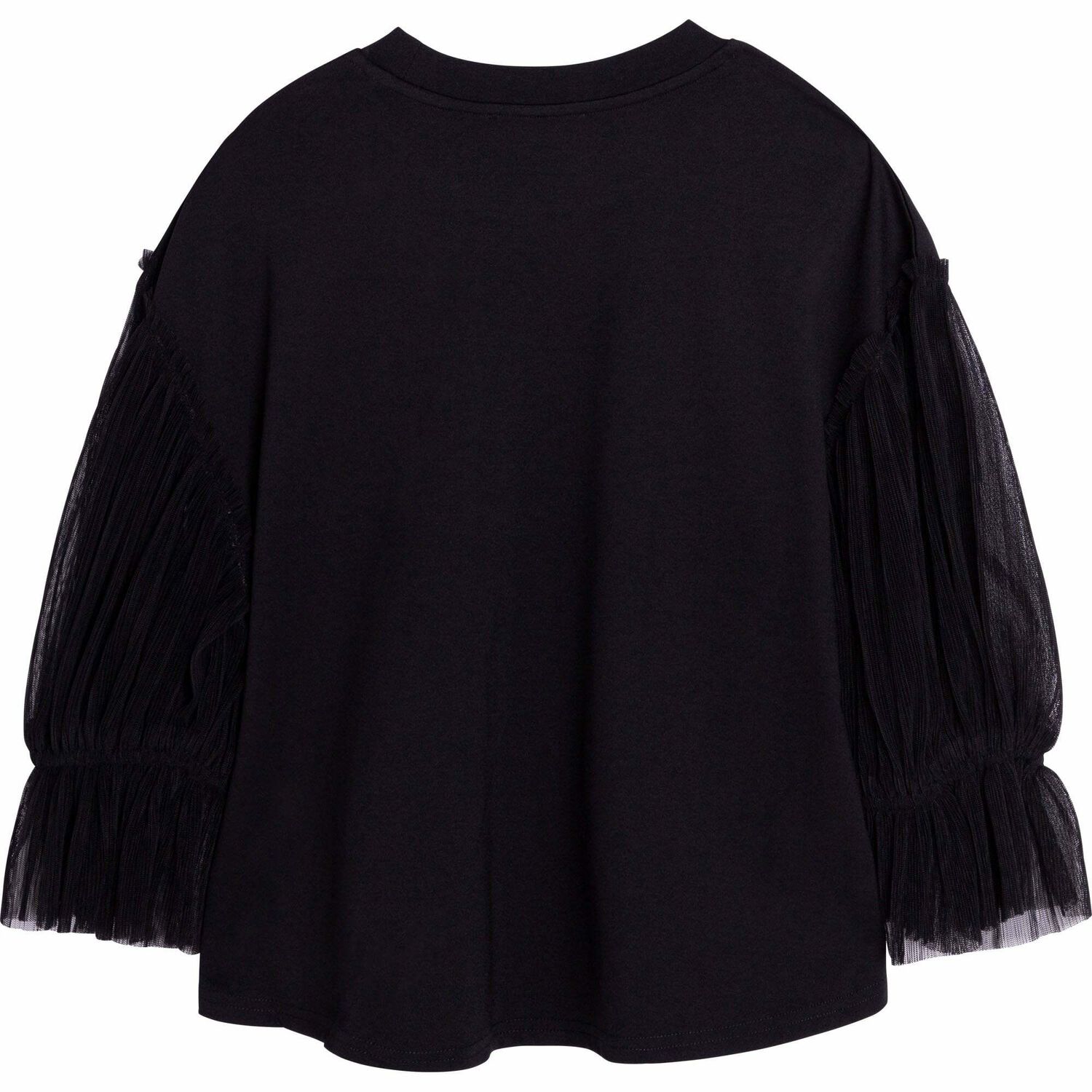 Girls Black Logo Top, 1, hi-res image number null