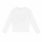 Girls White Printed Long Sleeve Top, 1, hi-res