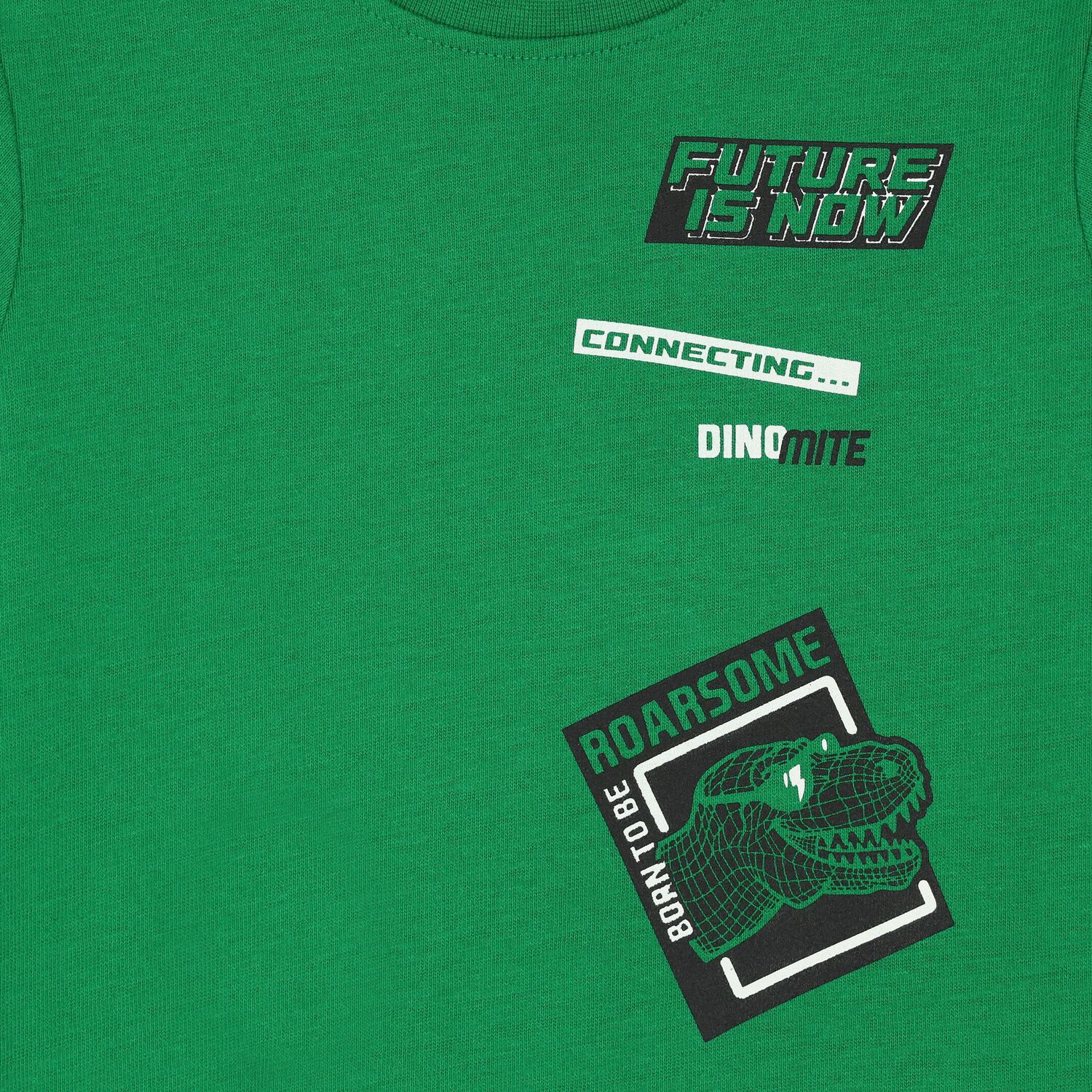 بدلة رياضية أولاد بطبعة ديناصور باللون  الأخضر والأسود, 3, hi-res image number null