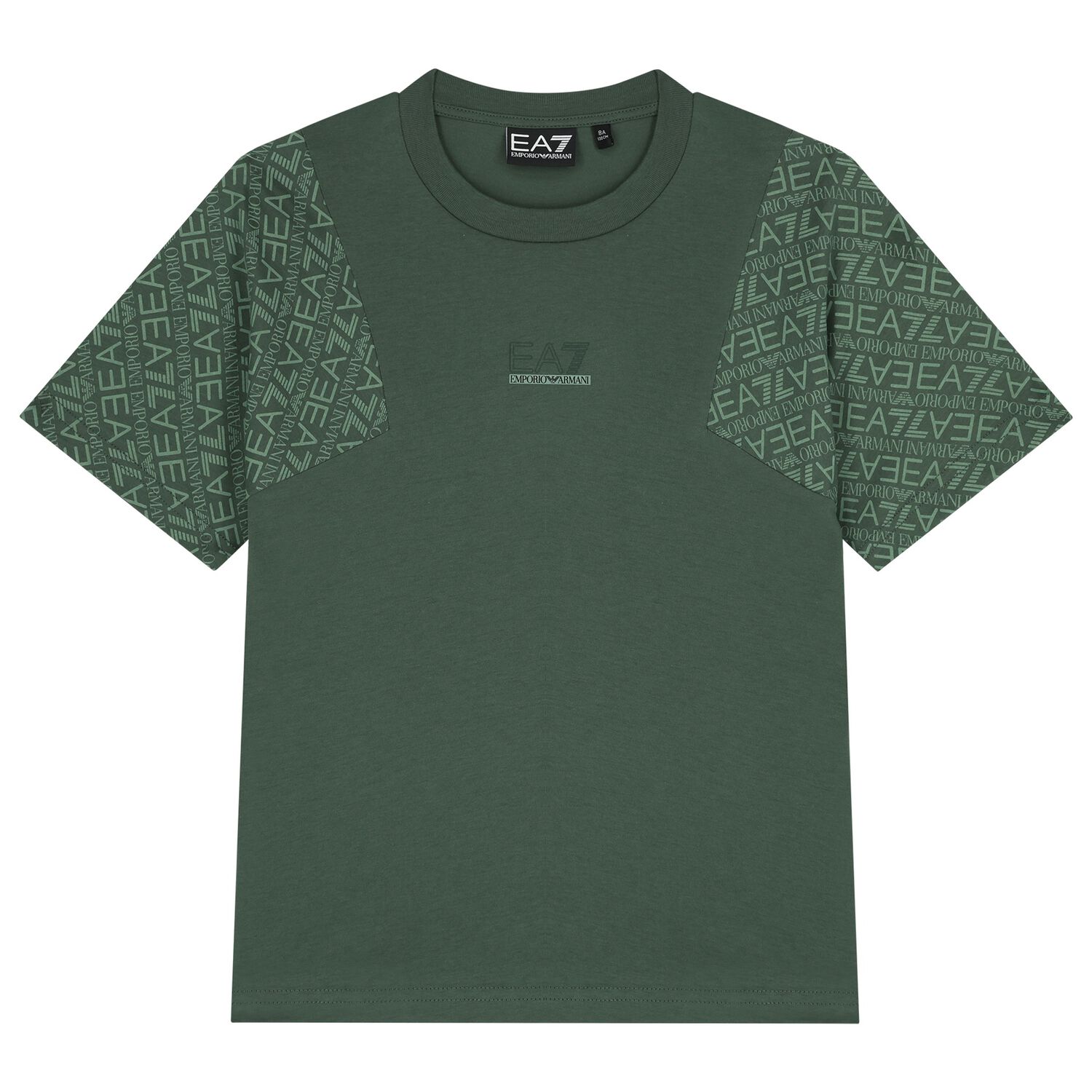 Boys Green Logo T-Shirt, 1, hi-res