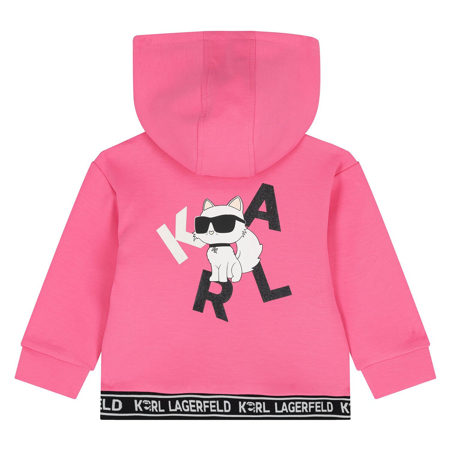 Younger Girls Pink & White Logo 3-Piece Tracksuit, 1, hi-res