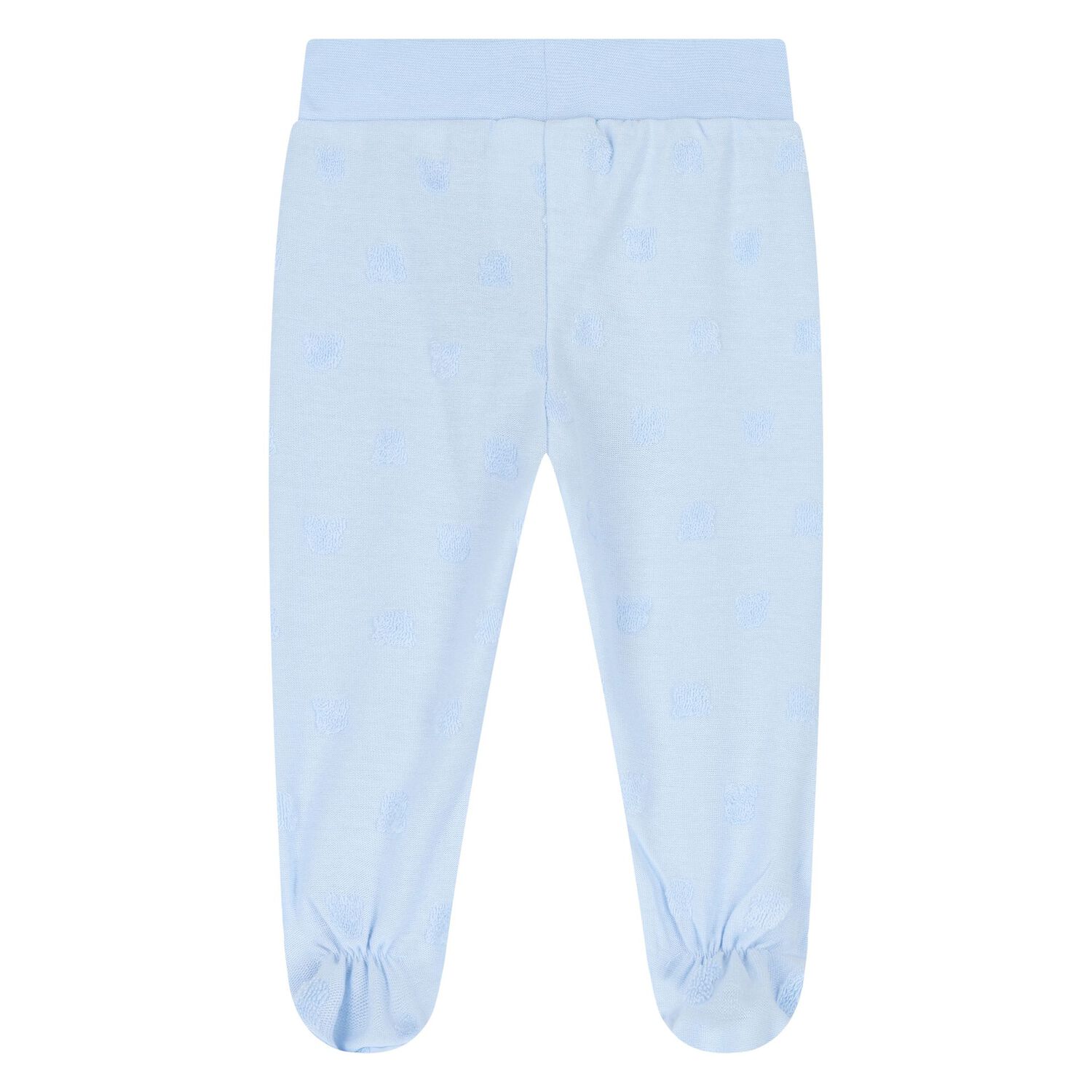 Baby Boys White & Blue Trousers Set, 1, hi-res image number null