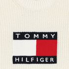 Boys Ivory Logo Knitted Sweater, 2, hi-res