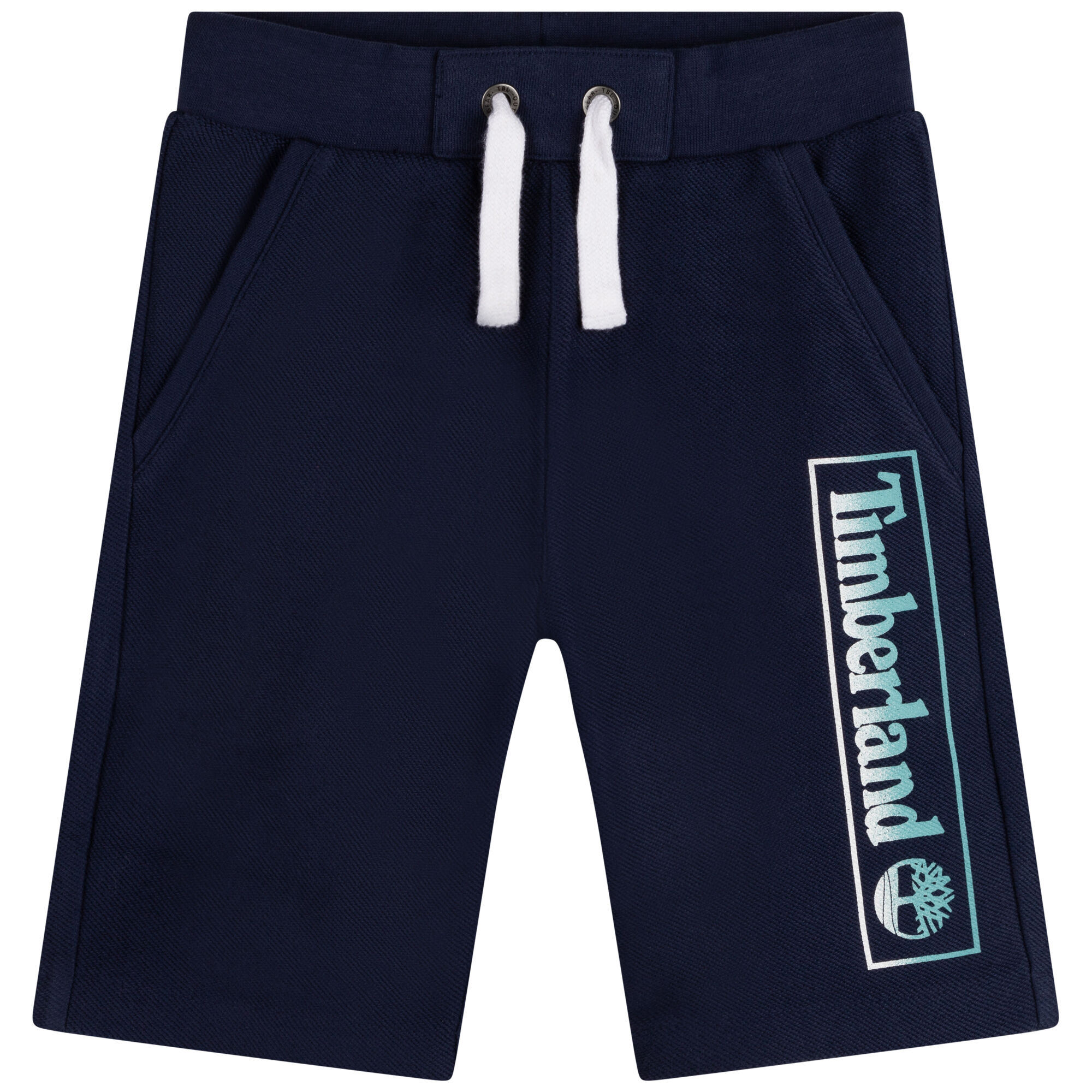 TIMBERLAND Boys Navy Logo Shorts Junior Couture