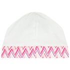 Baby Girls White & Pink Teddy Bear Zig Zag Babygrow Gift Set, 1, hi-res