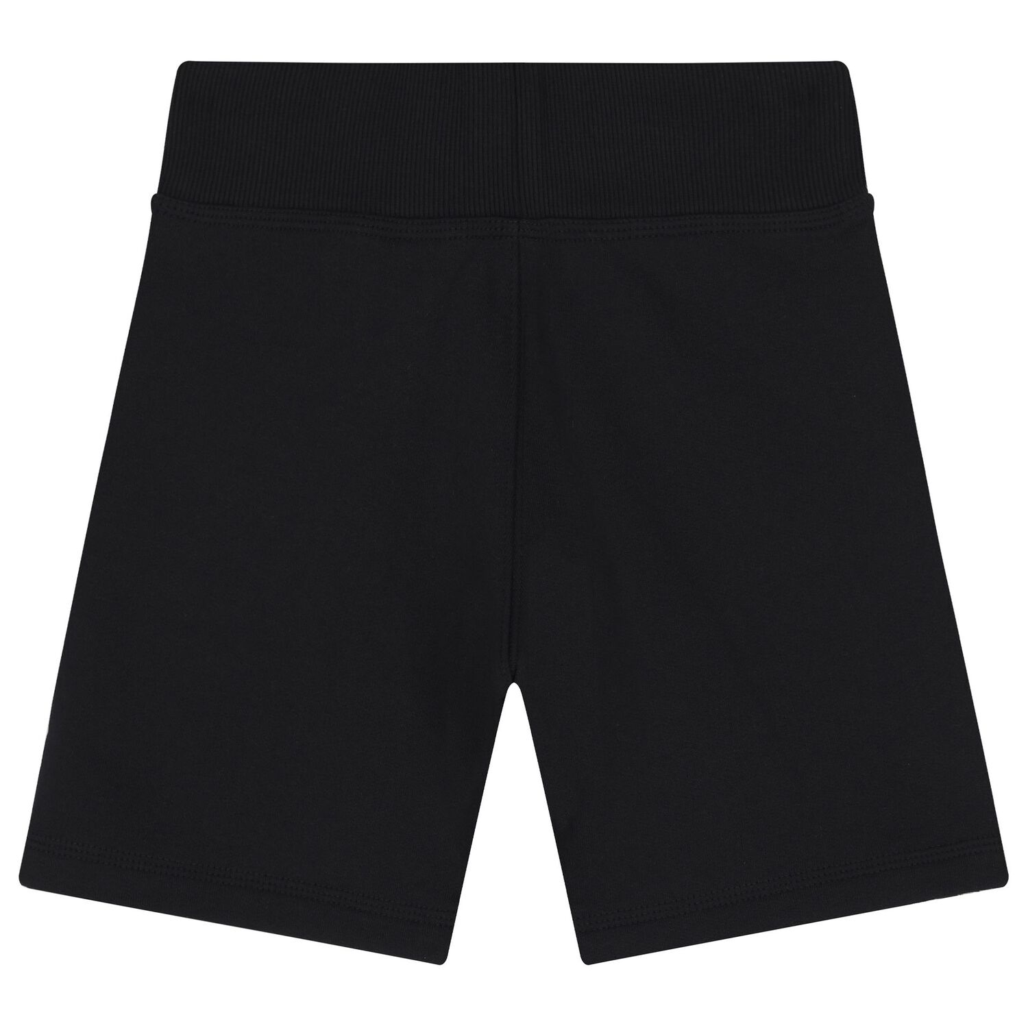 Boys Black EKD Logo Shorts, 1, hi-res
