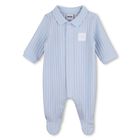 Baby Boys Blue Logo Babygrow Gift Set, 1, hi-res
