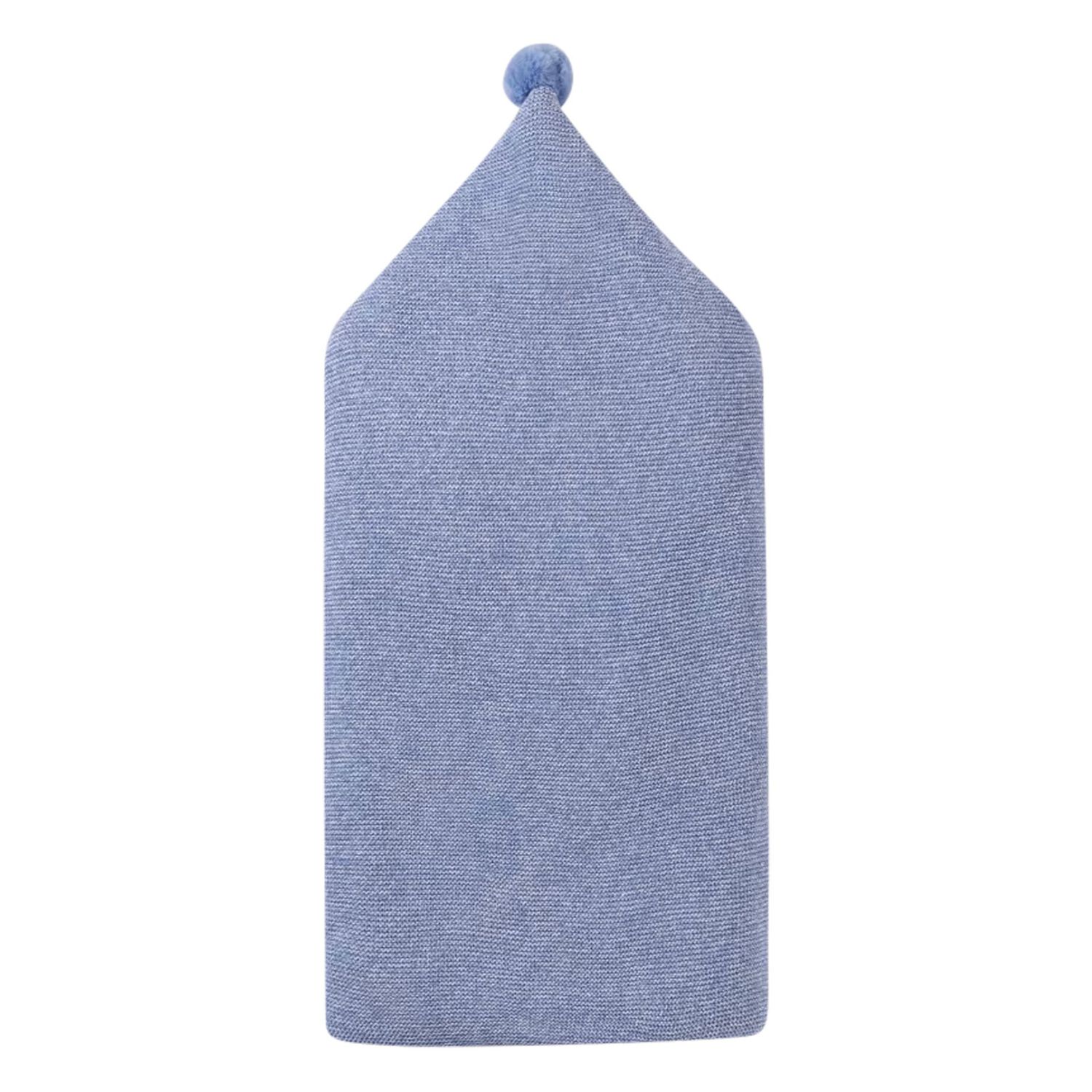 مدس أولاد منسوج بالشعار باللون  الأزرق , 1, hi-res