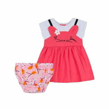Baby Girl Pink Dress Set