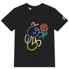 طقم شورت بالشعار باللون الاسود والاصفر, 1, hi-res