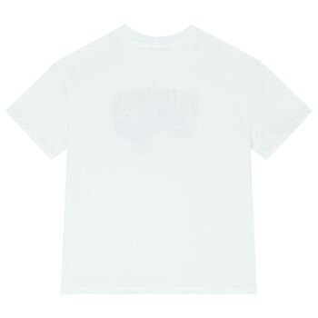 White Logo Wave T-Shirt