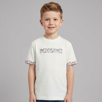 Boys White Logo T-Shirt