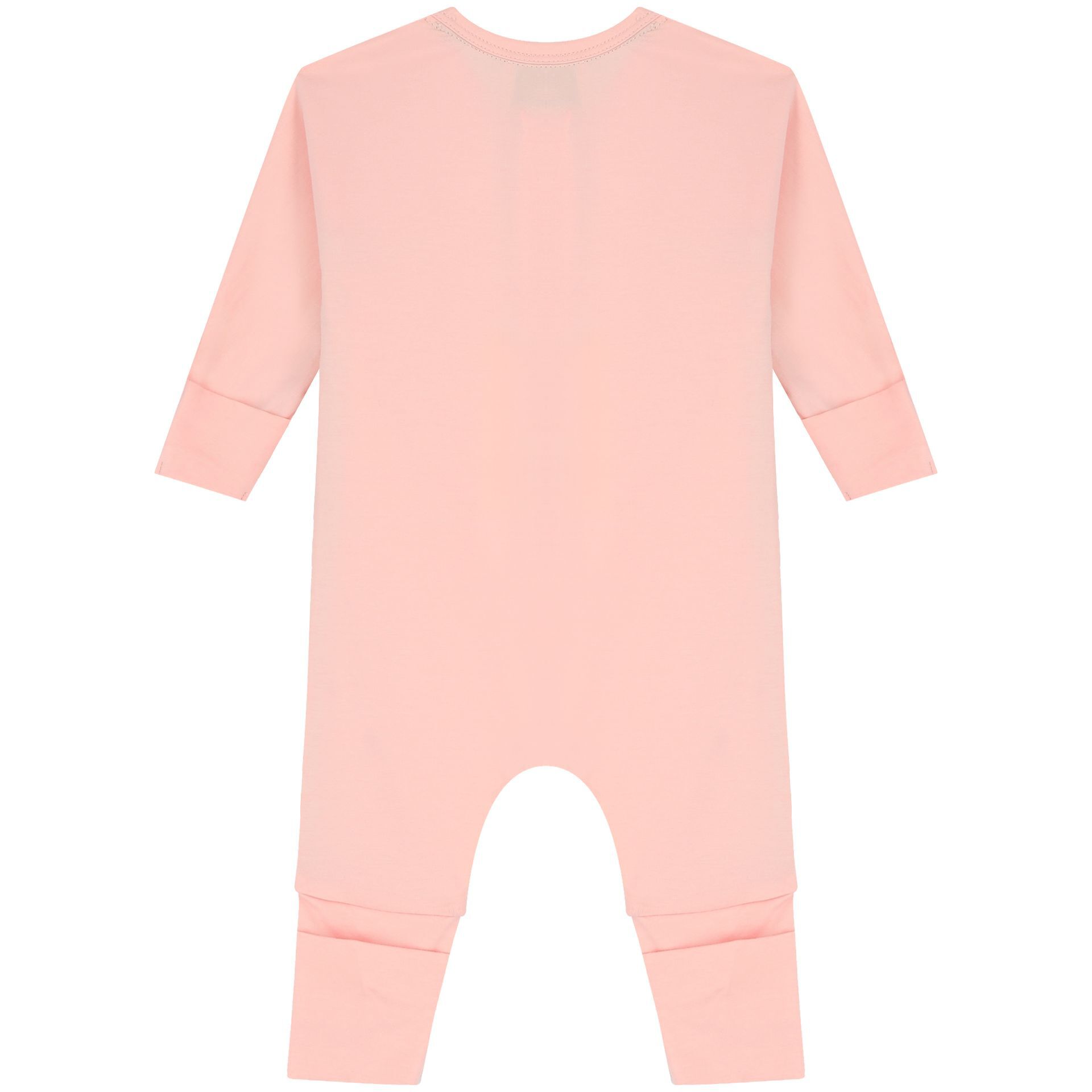【SALE】 Beige & Pink Girls Baby Burberry Romper Junior | Set Gift ロンパース・カバーオール