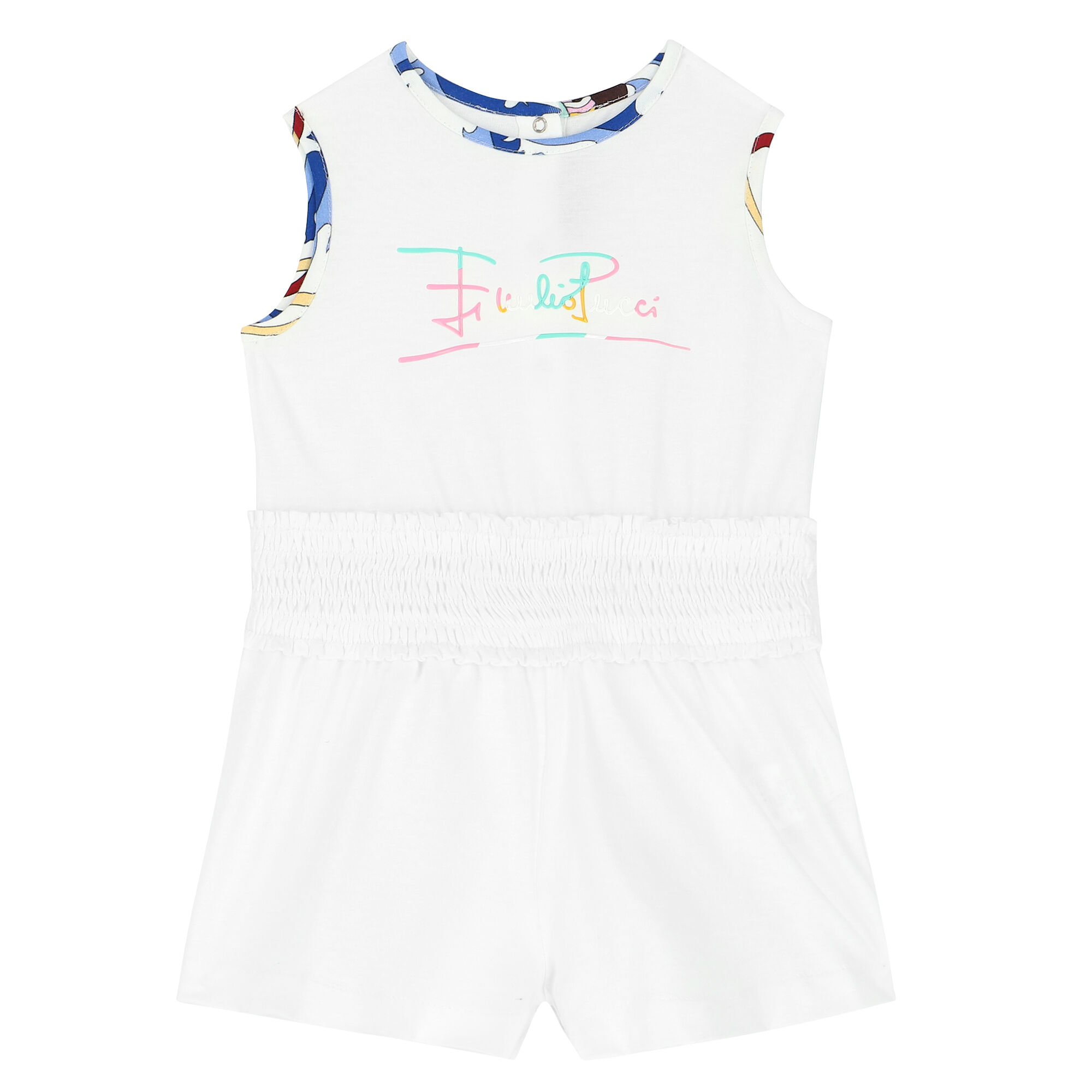 Girls white playsuit new arrivals