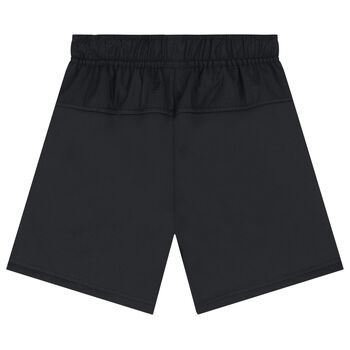 Boys Black Logo Shorts