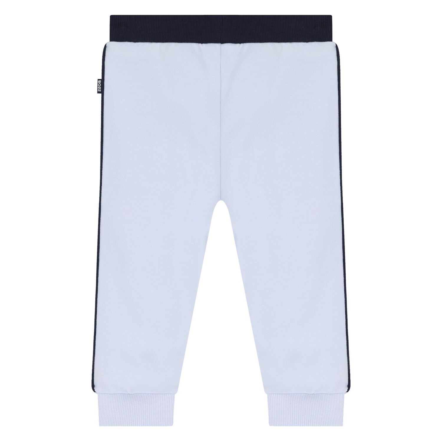 Baby Boys Blue & White Logo Tracksuit Set, 1, hi-res image number null