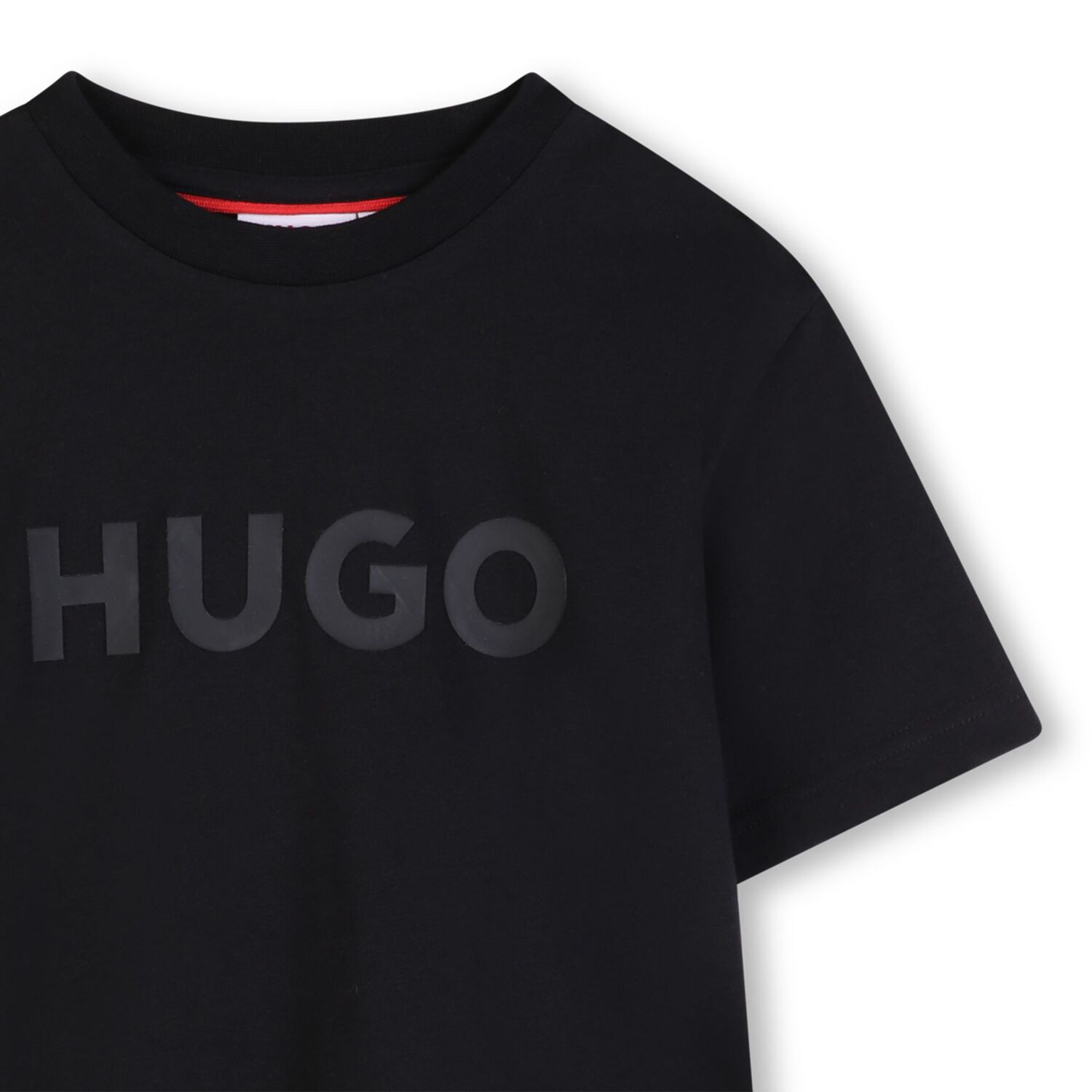 Boys Mini Me Black Logo T-Shirt, 1, hi-res