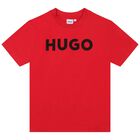 Boys Red Logo T-Shirt, 2, hi-res