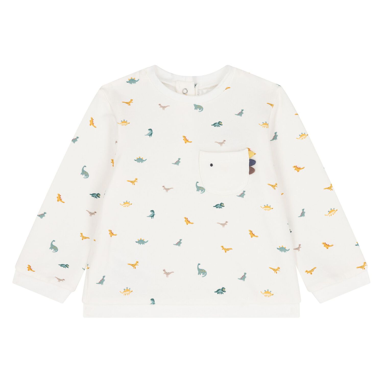 Baby Boys Ivory & Green Tracksuits ( 2 Pack ), 1, hi-res