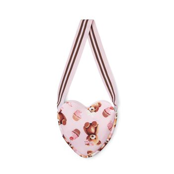 Girls Pink Teddy Bear Shoulder Bag