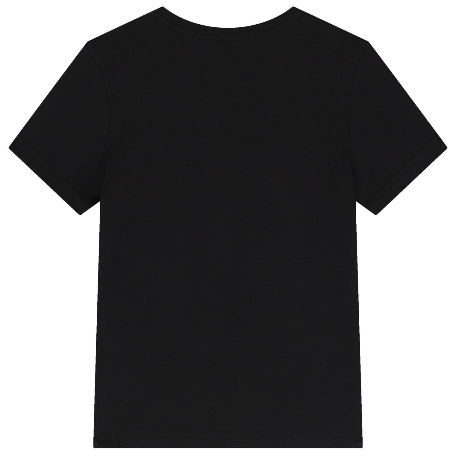 Boys Black Logo T-Shirt, 4, hi-res