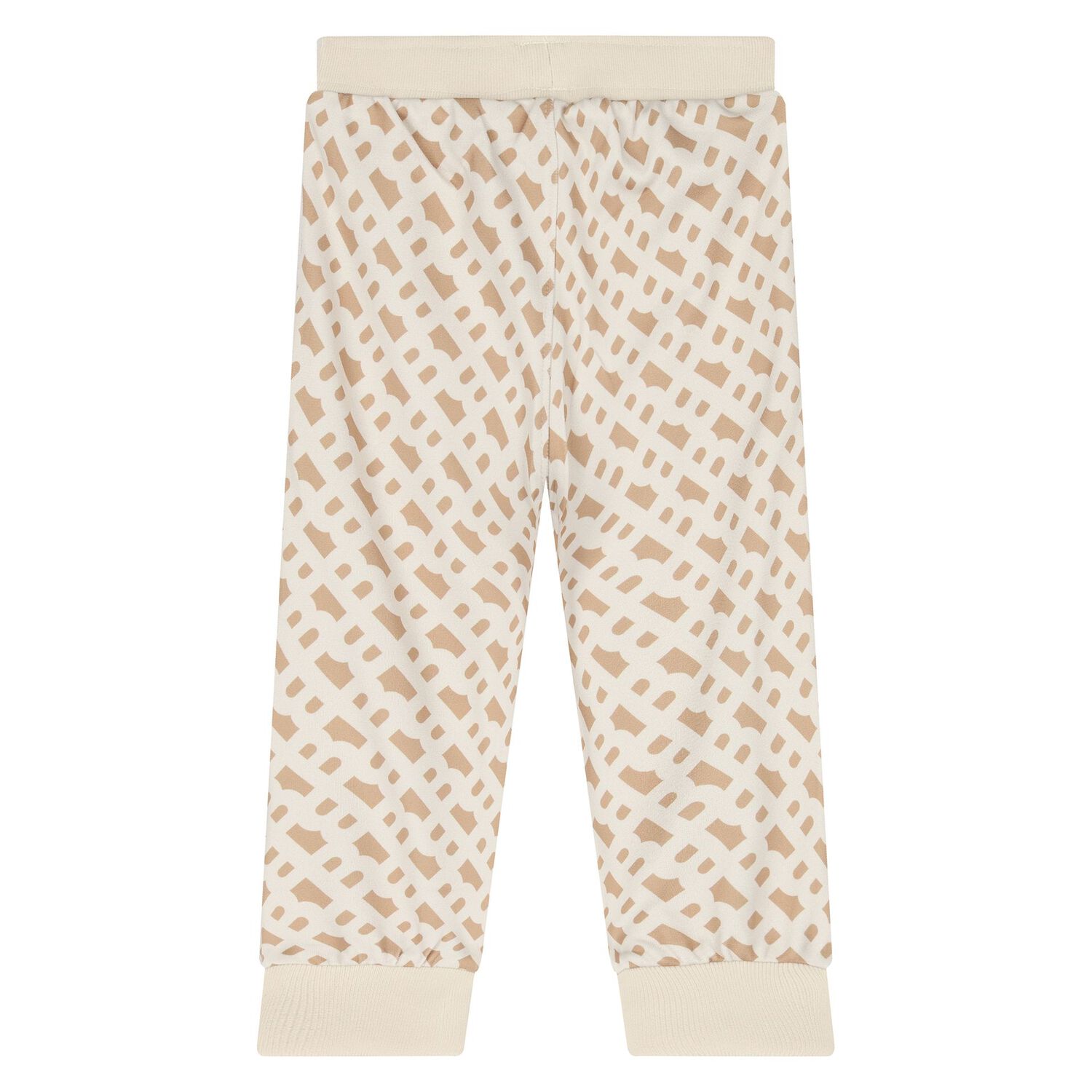 بدلة رياضية بالشعار باللون البيج للأولاد  , 1, hi-res