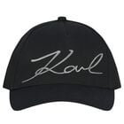 Girls Mini Me Black Logo Cap, 1, hi-res
