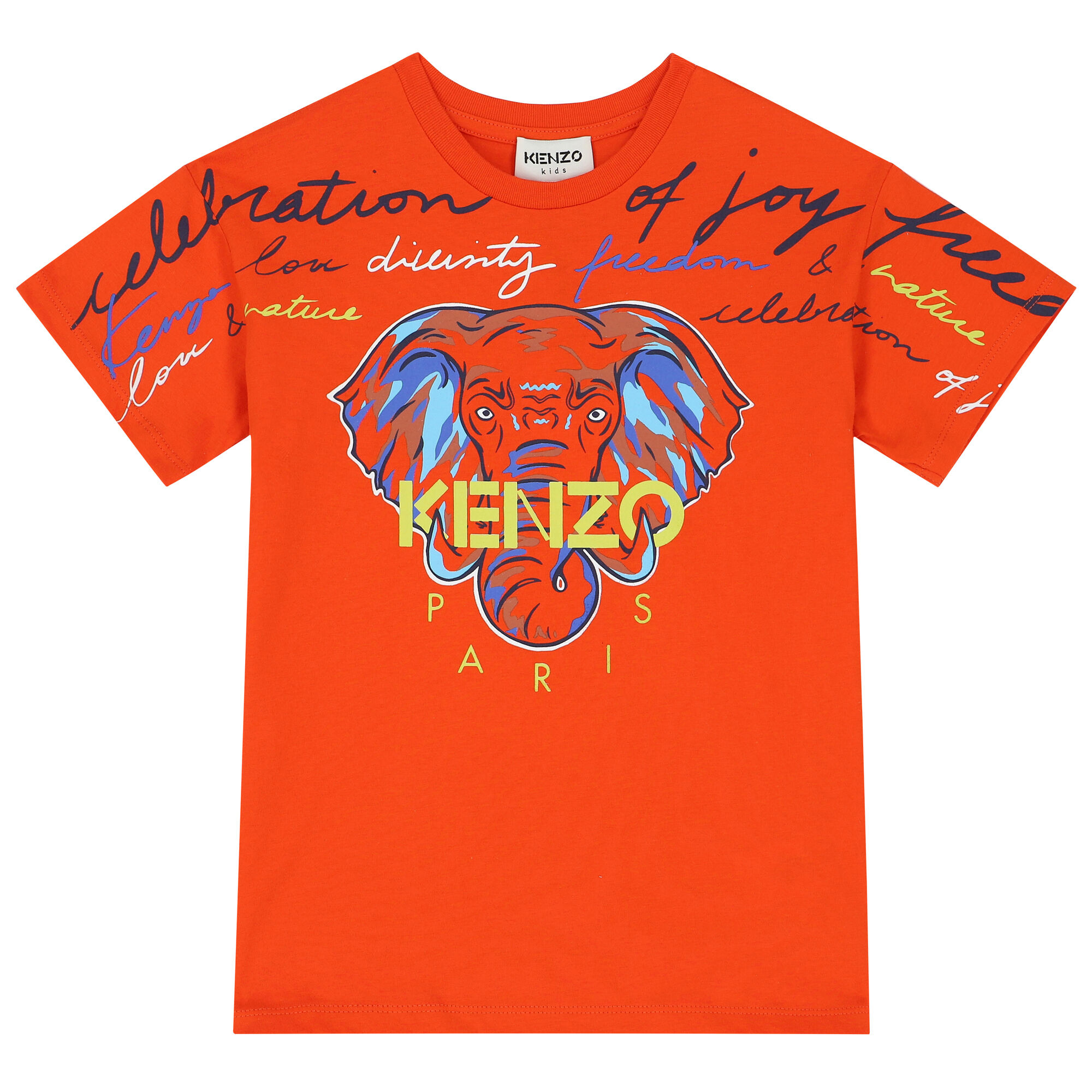 Kenzo orange clearance t shirt