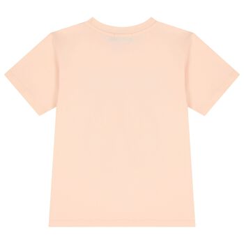 Girls Pink Bow T-Shirt