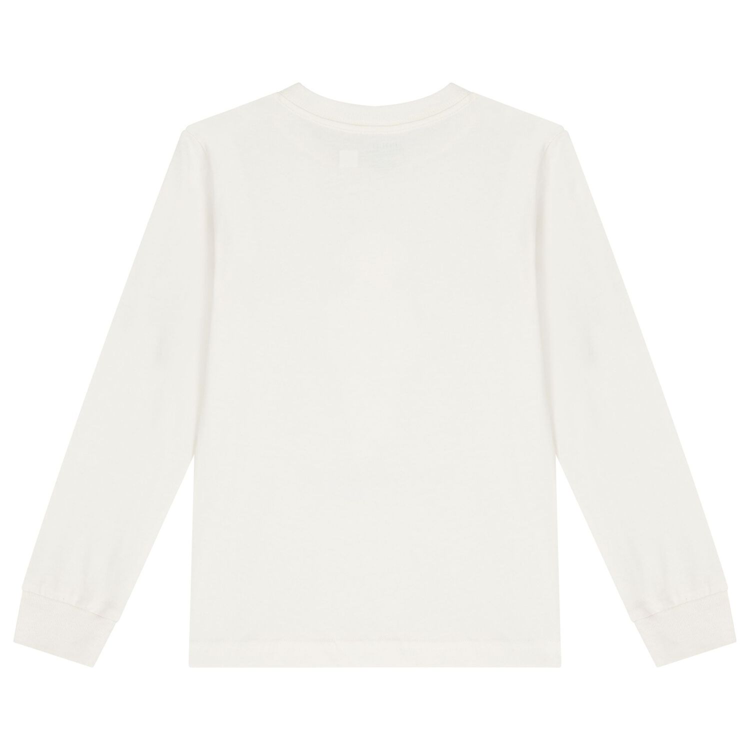 Boys Ivory Polo Bear Long Sleeve Top, 1, hi-res image number null