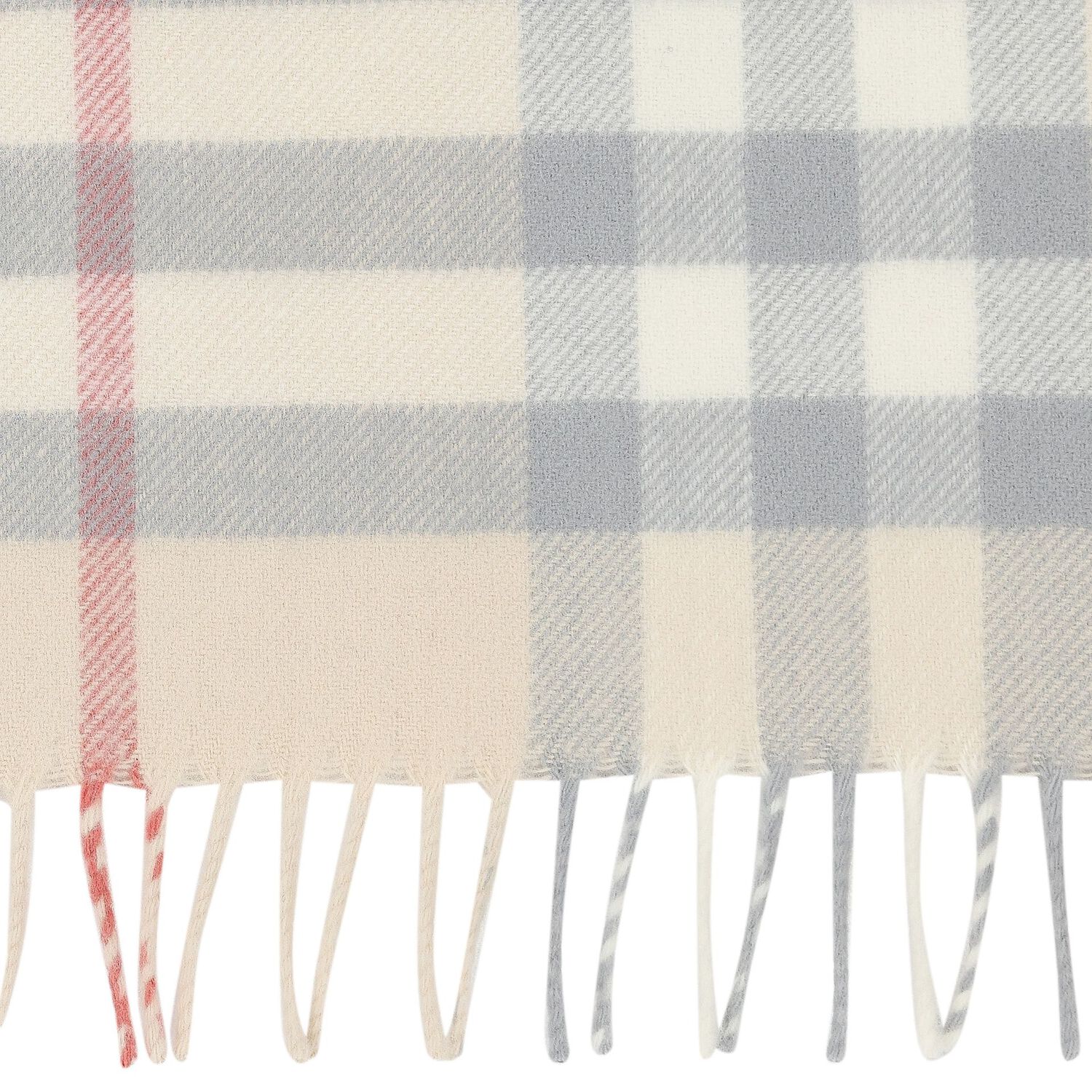 Beige Check Baby Blanket, 1, hi-res image number null
