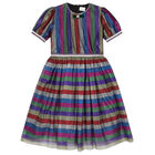 Girls Tulle Special Occasion Glitter Dress, 1, hi-res