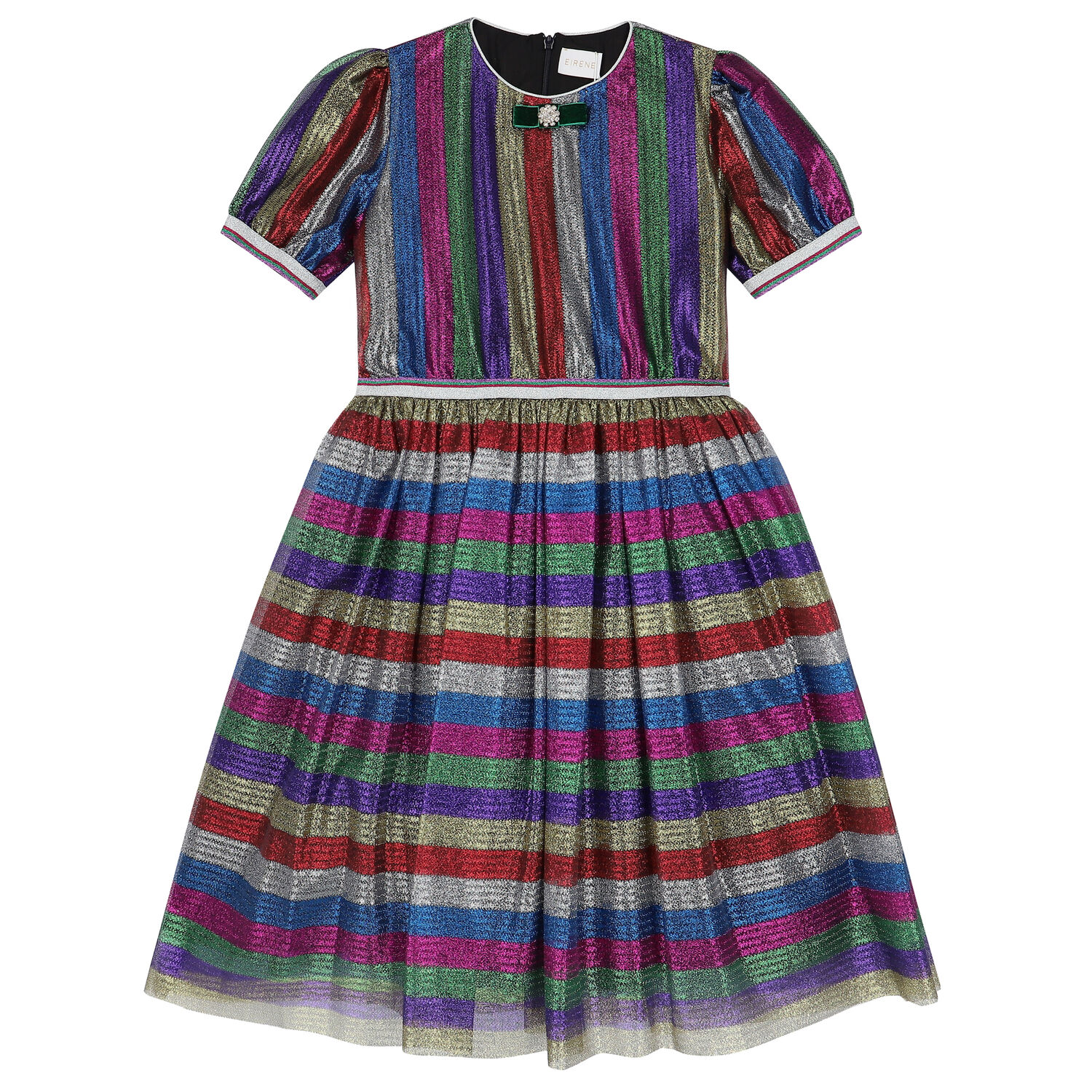 Girls Tulle Special Occasion Glitter Dress, 1, hi-res image number null