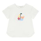 طقم شورت للأطفال البنات بالألوان الأبيض والأزرق والأصفر (عبوة من قطعتين), 1, hi-res