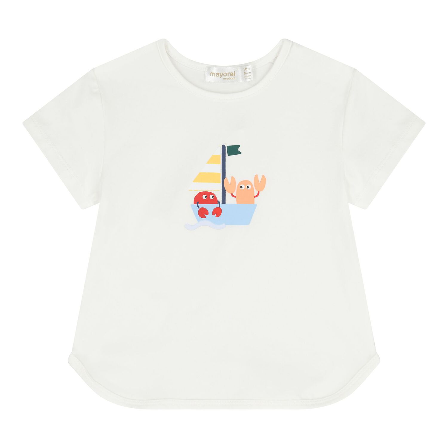 طقم شورت للأطفال البنات بالألوان الأبيض والأزرق والأصفر (عبوة من قطعتين), 1, hi-res