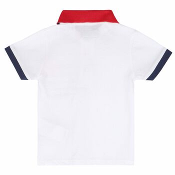 Boys White Polo Shirt
