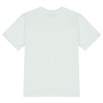 Boys White Logo T-Shirt