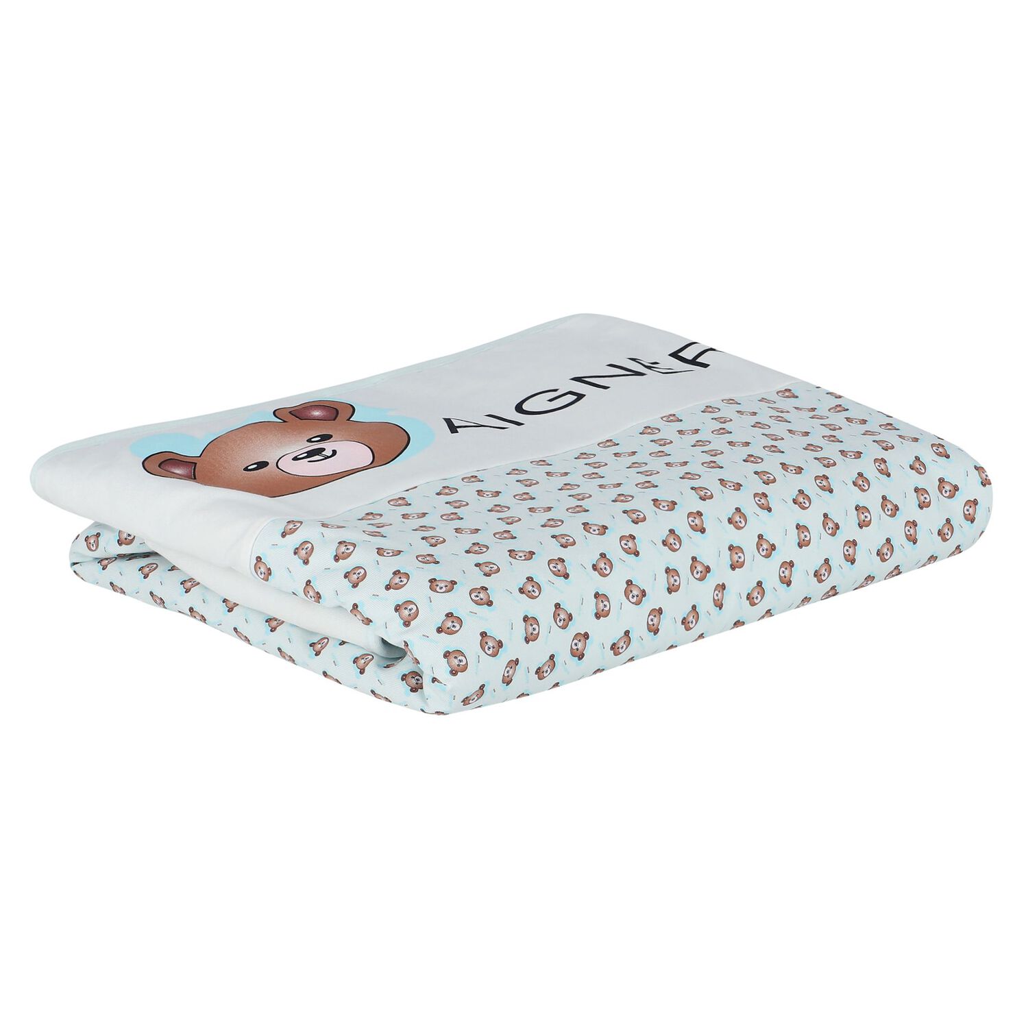 بطانية أولاد بالشعار باللون الأبيض والأزرق, 2, hi-res image number null