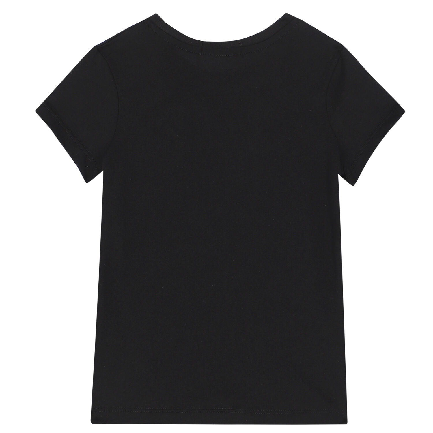 Girls Black Logo T-Shirt, 1, hi-res image number null