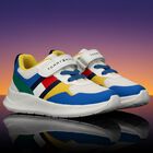 Boys Multi-Coloured Logo Trainers, 2, hi-res