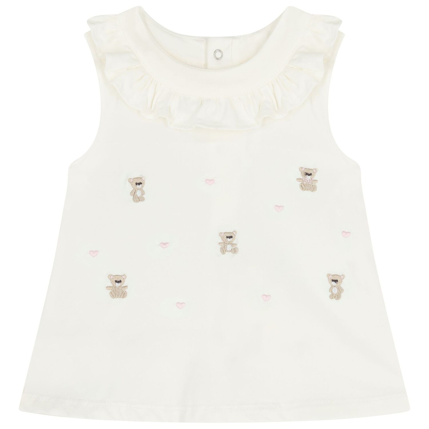 Baby Girls Ivory & Pink Shorts Set ( 2-Pack ), 2, hi-res