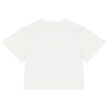 Girls Ivory Logo T-Shirt